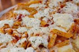 Baked Chicken Parm Pasta Pizza