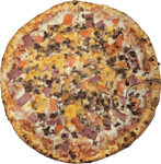 Bacon Cheeseburger Pizza 