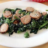 Sauteed Spinach with Sausage