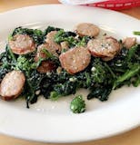 Sauteed Spinach with Sausage
