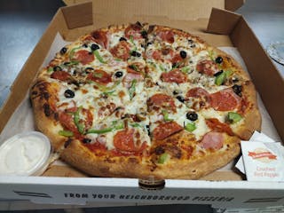 Super Deluxe Pizza