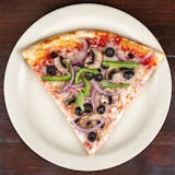 NY Style Veggie Thin Crust Pizza