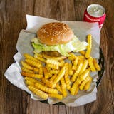 3. Hamburger with Fries Combo