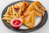 Whole Wings with Fries