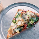 Gourmet Vegetarian Pizza Slice