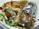 Gyro with Fries & Salad