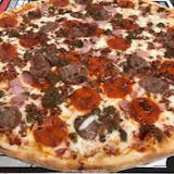 Meat Lovers Thin Crust Pizza