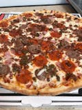 Meat Lovers Thin Crust Pizza