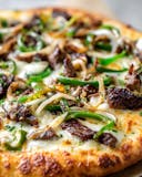 Philly cheesesteak Pizza