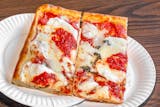 Sicilian Cheese Pizza Slice