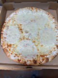 Three Cheese White Pizza