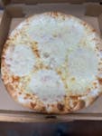 Three Cheese White Pizza