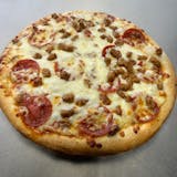 8" Cheese Pizza with Two Toppings Lunch
