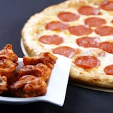 Tuesday & Wednesday Large 1-Topping Pizza  & 10 Wings Special