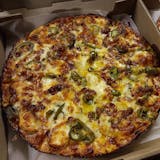 Cheese Pizza with Four Toppings