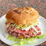 Super Roast Beef on Onion Sandwich