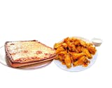 Sicilian Thick Cheese Pizza & 20 Wings Special