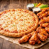 LARGE CHEESE&20 WINGS