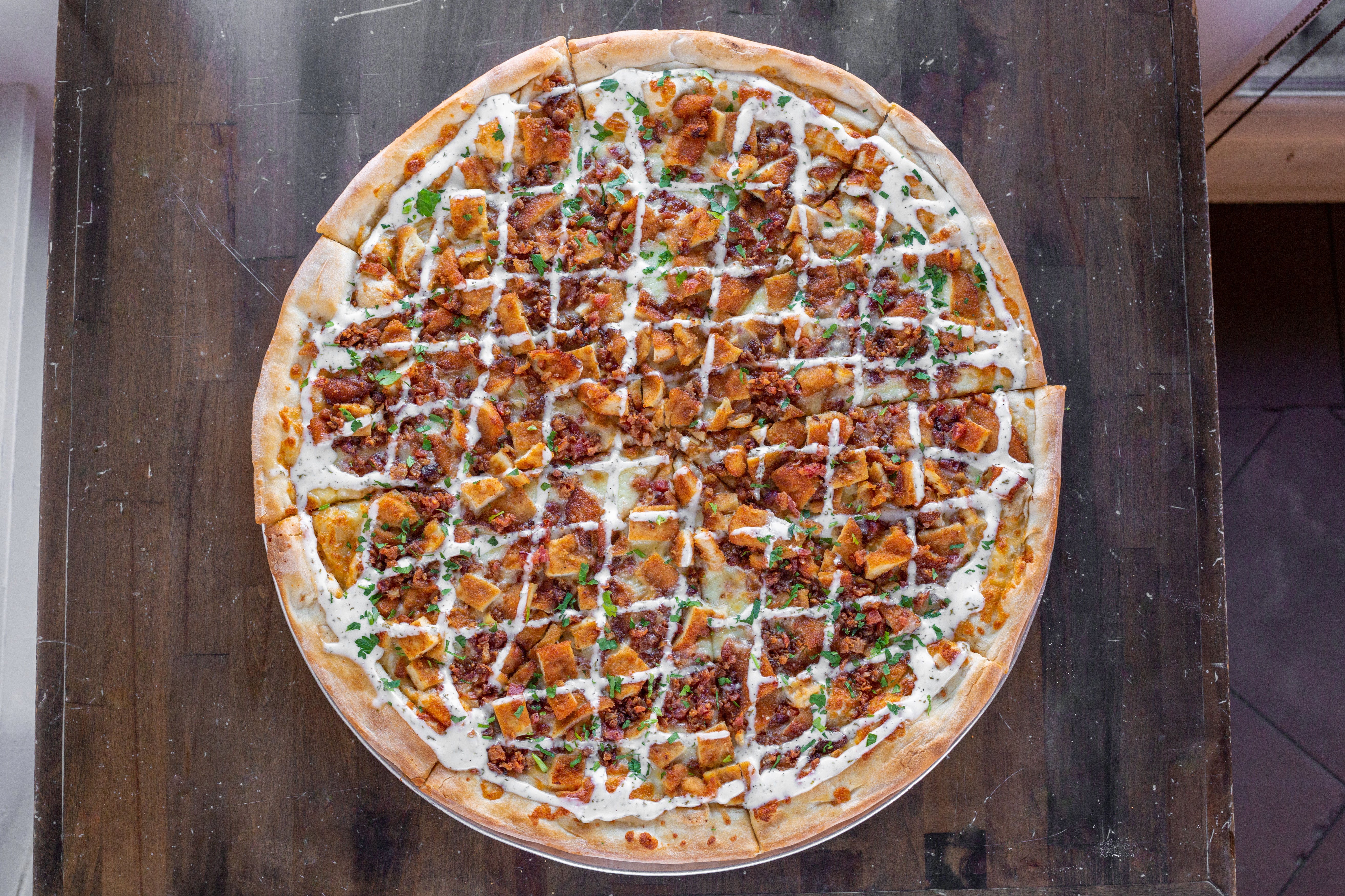 Chicken Bacon Ranch Pizza