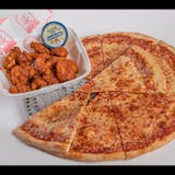 Ex Large  Cheese Pizzas with 20 Boneless Wings Special