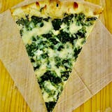 Spinach Pizza Slice