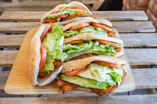 Chicken with Lettuce & Tomatoes Hero
