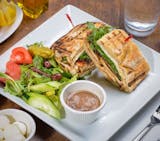 Grilled Chicken Portobello Panini