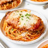 Pasta with Chicken Parmigiana