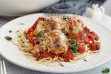 Pasta with Meatball Parmigiana