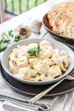 Cheese Tortellini in Alfredo Sauce