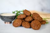 Stuffed Spicy Jumbo Falafels With Sumac & Onions