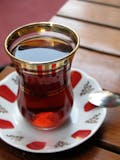 Hot Arabic Tea with Mint