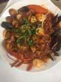 Zuppe Di Pesce over Linguine
