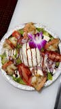 Burrata Salad With 5 Jumbo Grilled Shrimp