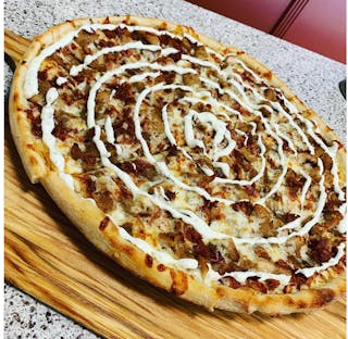 Chicken Bacon Ranch Pizza