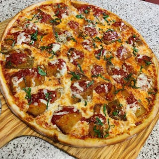 Eggplant Parm Pizza