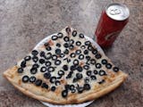 Two Black Olives Pizza Slices Special