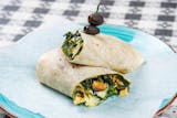 Sauteed Spinach & Grilled Chicken Wrap