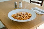 Fried Calamari Marinara with Pasta