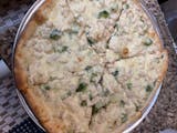 Chicken Broccoli  Alfredo Pizza