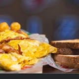 Bacon & Egg Omelet Breakfast