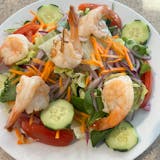 Tossed Salad with Shrimp
