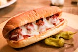 Meatball Submarine with Cheese