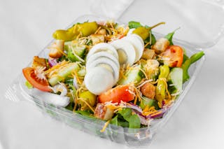 Garden Salad with Bacon Strips