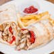 Grilled Chicken Roasted Peppers Wrap