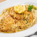 Chicken Franchese with Spaghetti