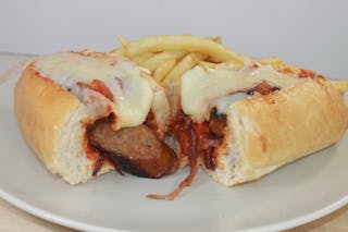 Grilled Sausage & Pepper Sandwich