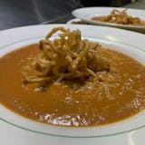 Creamy Spanish Tomato Leek Soup