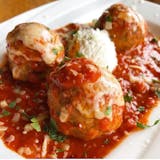 (4) Meatballs with Ricotta cheese
