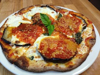 Eggplant Rollatini Pizza